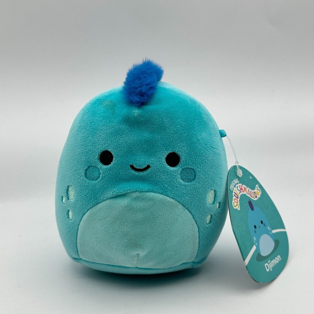 Squishmallows Djimon The Iguana Blue‎ Hair Soft Plush Stuffed Toy Reptile Lover